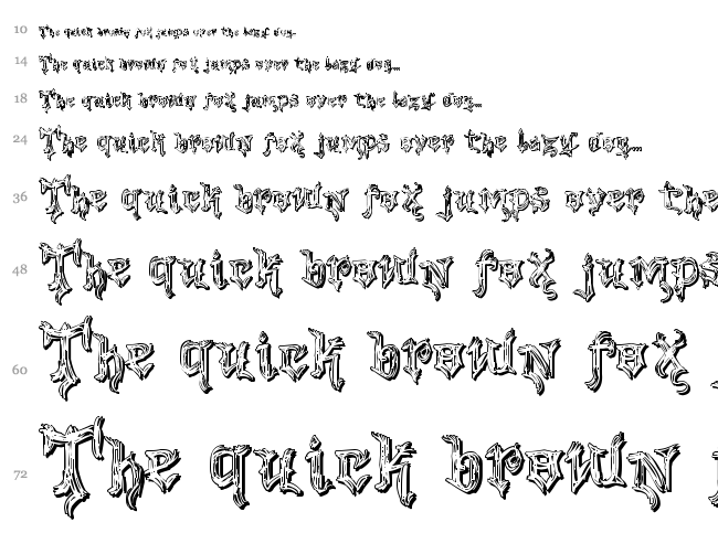 Vtks Good Vibration 2 font waterfall